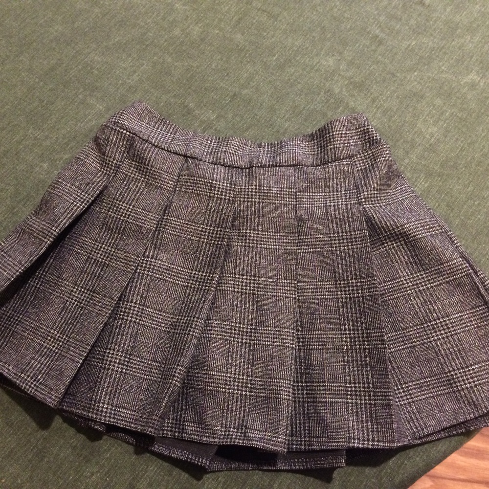 Plaid Mini Skirt